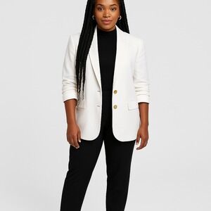 A New Day Linen Spring Blazer White Size XL New With Tags